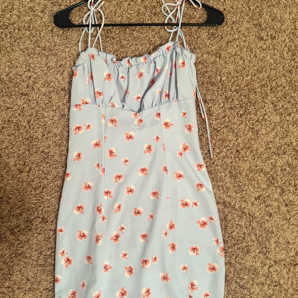 Floral Spaghetti Strap Dress
